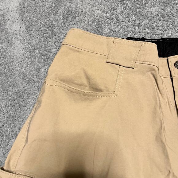 Duluth Trading Pants Mens Large DuluthFlex Dry On The Fly Cargo Light Brown - Picture 3 of 11